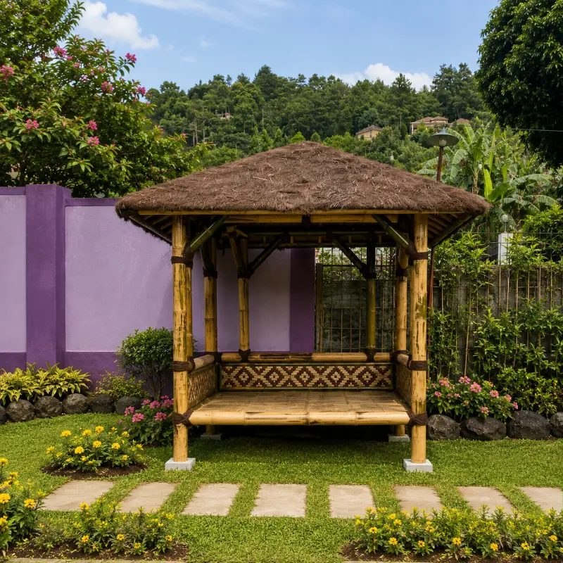 Spesifikasi Gazebo Bambu
